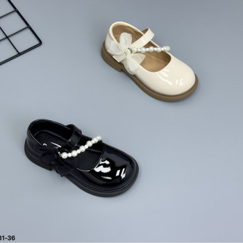 Delhui bērnu kurpes britu stilā, zems augšējais, sintētisks augšējais materiāls, sprādzes aizdare, gumijas zole, rudens 2025