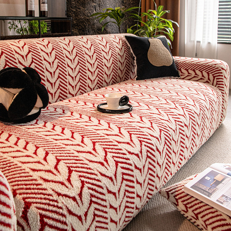 Poťah na sedačku z bavlneného velúru, kvetinový vzor, univerzálne prevedenie, svieži a jednoduchý štýl, ochranný kryt proti prachu