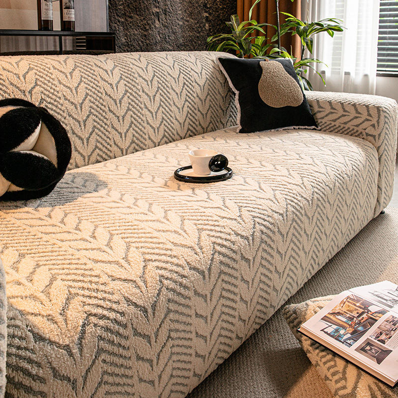 Poťah na sedačku z bavlneného velúru, kvetinový vzor, univerzálne prevedenie, svieži a jednoduchý štýl, ochranný kryt proti prachu