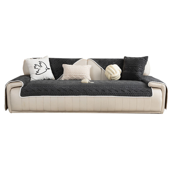 Poťah na pohovku z bavlneného velúru, jednofarebný, pre modulárnu pohovku, jednoduchý štýl, doily tvar