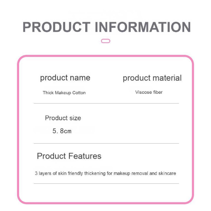Make-up tampóny z netkanej textílie, 3-vrstvové, funkcie: odstraňovanie make-upu, aplikácia a mokrá aplikácia, ODM prispôsobenie