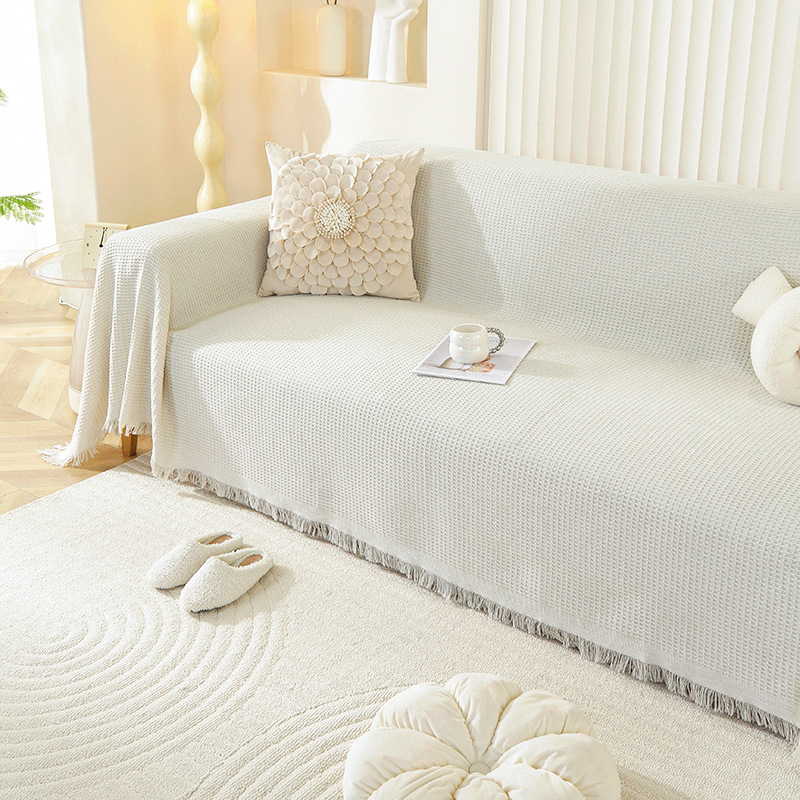 Nordický štýl modulárneho pohovkového poťahu, polyesterovo-bavlnená látka, jednoliaty vzor, prispôsobiteľné spracovanie