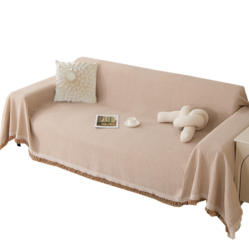 Nordický štýl modulárneho pohovkového poťahu, polyesterovo-bavlnená látka, jednoliaty vzor, prispôsobiteľné spracovanie