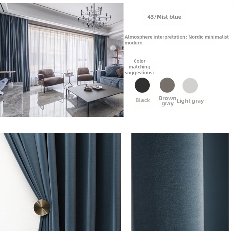 Zamatový záves s čipkou do obývačky, polyesterový materiál, polotienenie 40–70%