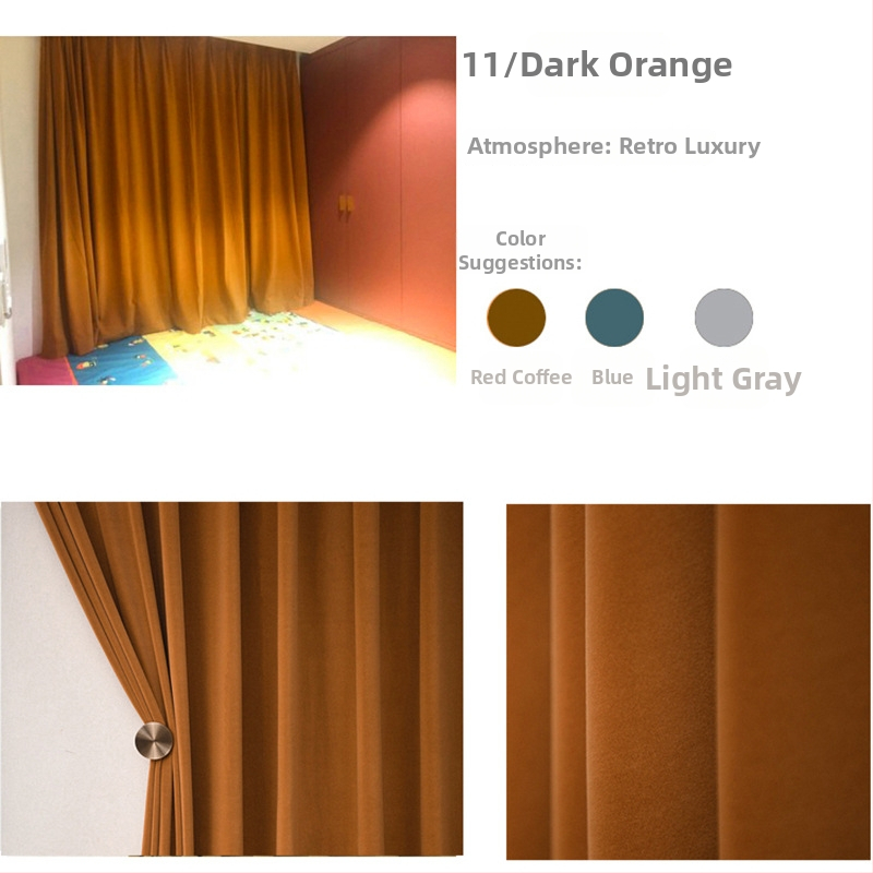 Zamatový záves s čipkou do obývačky, polyesterový materiál, polotienenie 40–70%