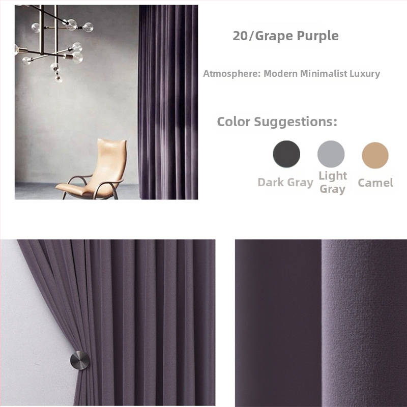 Zamatový záves s čipkou do obývačky, polyesterový materiál, polotienenie 40–70%