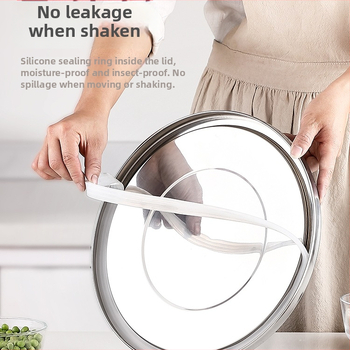 Kontajner na skladovanie ryže so zámkom proti hmyzu a vlhkosti, 304 nerezová oceľ, potravinárska kvalita