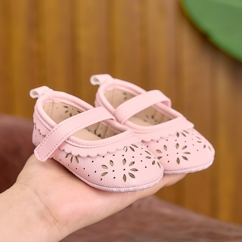 Detské topánky na chodenie, PU vrch, priedušné, štýl princeznej, pre 12-36 mesiacov