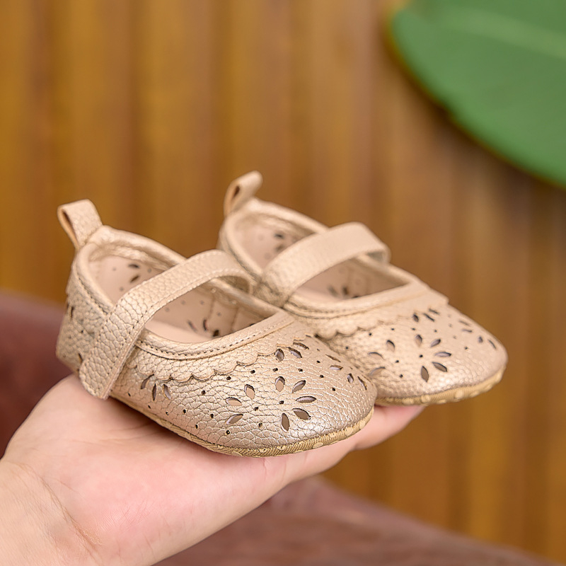 Detské topánky na chodenie, PU vrch, priedušné, štýl princeznej, pre 12-36 mesiacov