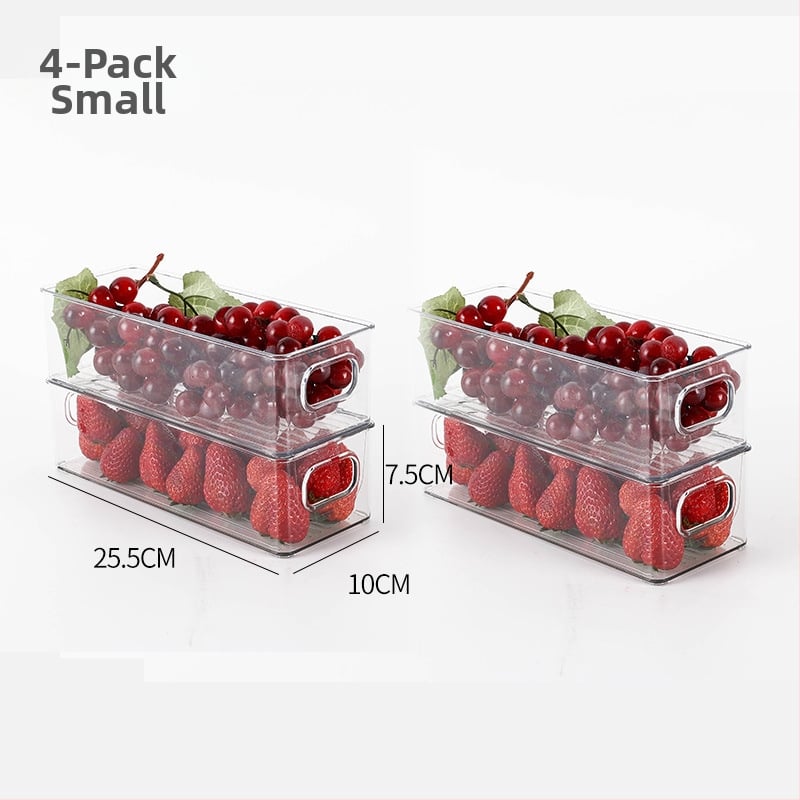Box na skladovanie v chladničke pre ovocie a zeleninu, potravinársky plast, jednoduchý štýl, kuchynský organizér