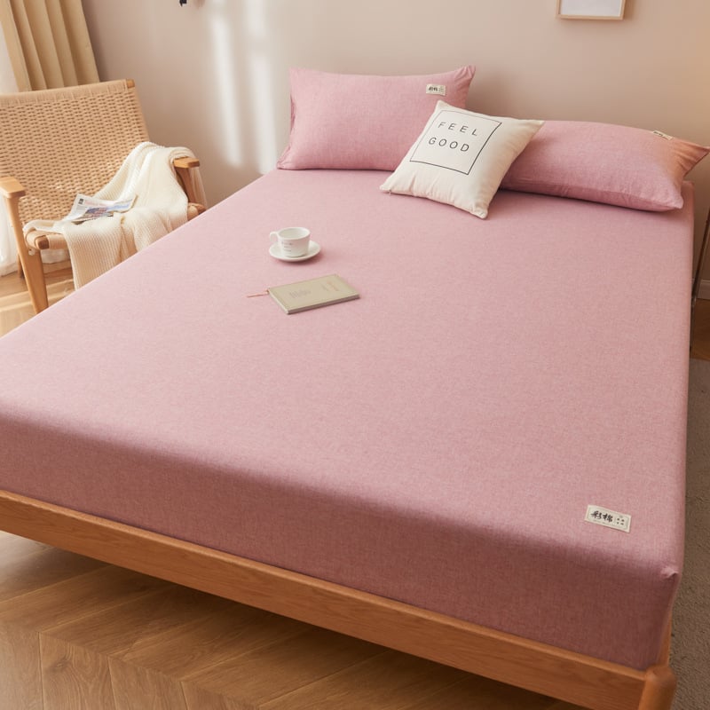 Youke Life Κουβέρτα κρεβατιού – πολυεστερο-βαμβακή ανάμιξη, υφαντή ύφανση τύπου twill, αντίδραστική εκτύπωση και βαφή, μονόχρωμο σχέδιο, βάρος κάτω από 300 g