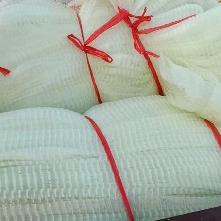 Priehľadná nylonová záhradná sieť na ochranu rastlín – Junhongtu 20250987, veľkosť otvorov 2,5 mm, priemer drôtu 0,38 mm