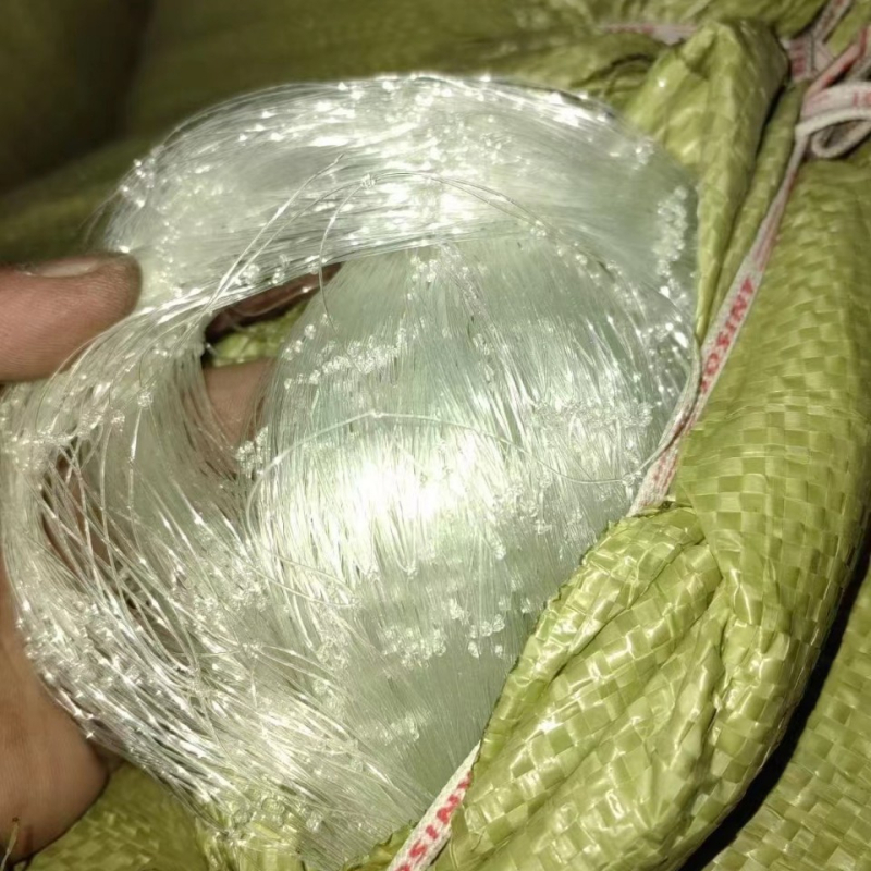 Priehľadná nylonová záhradná sieť na ochranu rastlín – Junhongtu 20250987, veľkosť otvorov 2,5 mm, priemer drôtu 0,38 mm