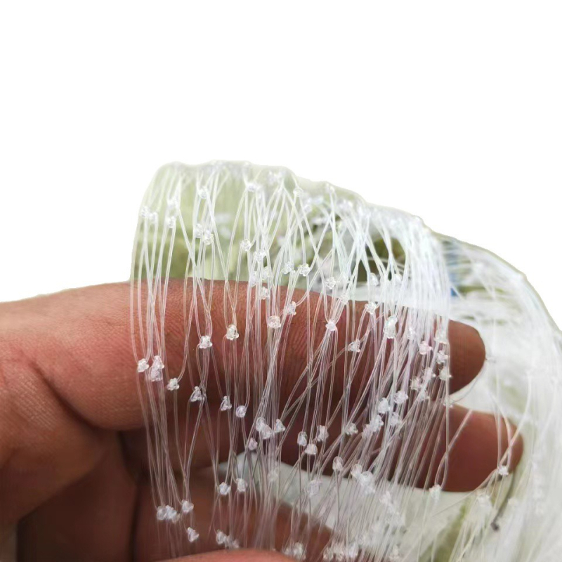 Priehľadná nylonová záhradná sieť na ochranu rastlín – Junhongtu 20250987, veľkosť otvorov 2,5 mm, priemer drôtu 0,38 mm