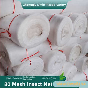 80-mriežková sieť proti škodcom z PE pre poľnohospodárske plodiny a ovocné stromy, prierez drôtu 0,1 mm