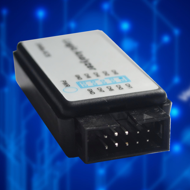 USB logický analyzér 24 MS/s, 8 kanálov, kompatibilný so Sigrok