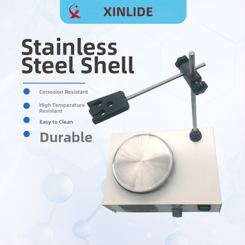 Laboratórny magnetický miešac s digitálnym displejom a ohrevom s konštantnou teplotou; model XLD-85-2, objem 0-2000 ml, napätie 110-240V, hmotnosť 2.2 kg