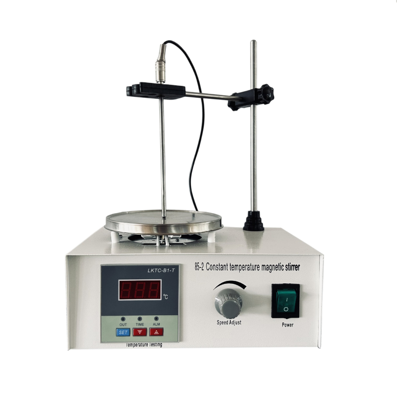 Laboratórny magnetický miešac s digitálnym displejom a ohrevom s konštantnou teplotou; model XLD-85-2, objem 0-2000 ml, napätie 110-240V, hmotnosť 2.2 kg