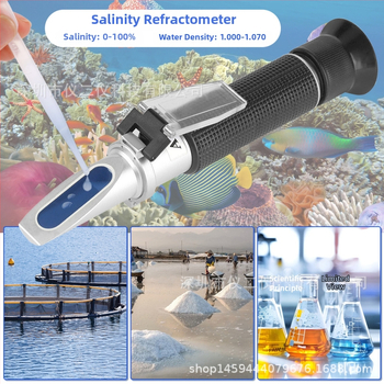 Refraktometer pre morsú vodu | model THE01502B | rozsah merania 0-100‰ | presnosť 0-100 | rozlíšenie 1 | pre akvakultúru