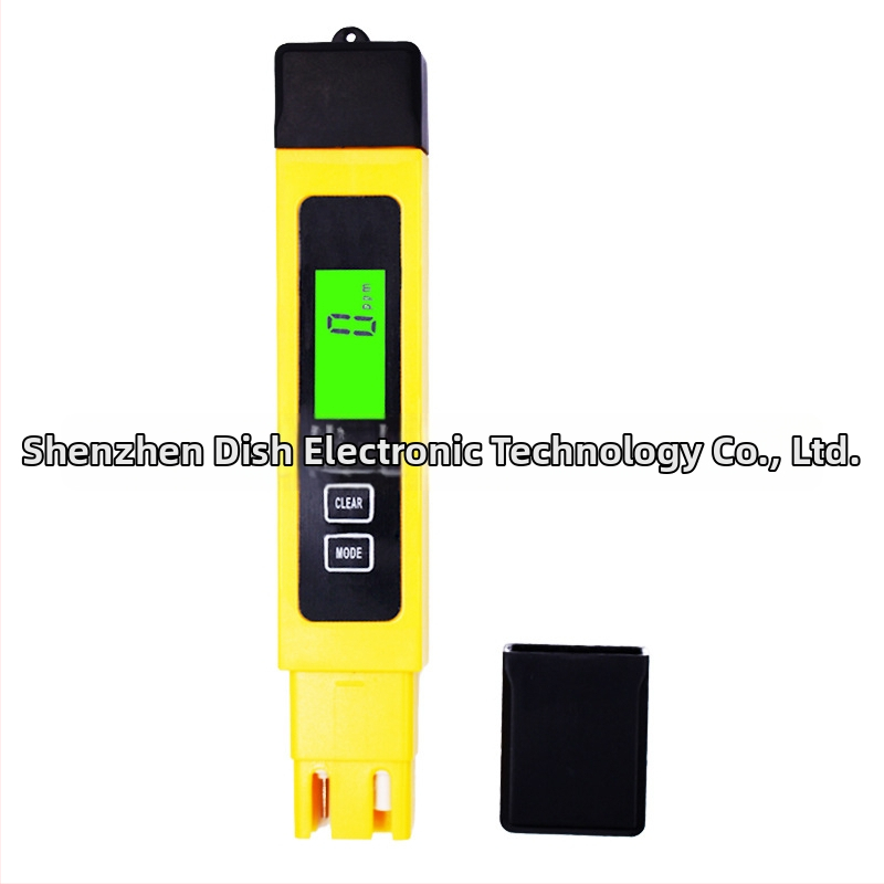 Pārnēsājamais TDS/EC ūdens kvalitātes mērītājs ar aizmugures apgaismojumu — EC004, 0–9999 ppm, ±2% precizitāte, mēra smagos metālus un kopējo cietību