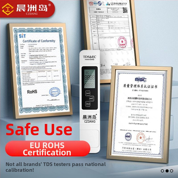 Prenosný analyt kvality vody Morning Island A1 – pH, TDS 0–9999 ppm, vodivosť 0–9999 µS/cm, presnosť 2% F.S.
