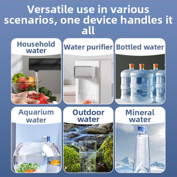 Delixi DLX-GM766 Prenosný analyzátor kvality vody – TDS merač pre vodu z kohútika a pitnú vodu, rozsah merania 0-9990 ppm, presnosť ±2% FS, napájanie 3V