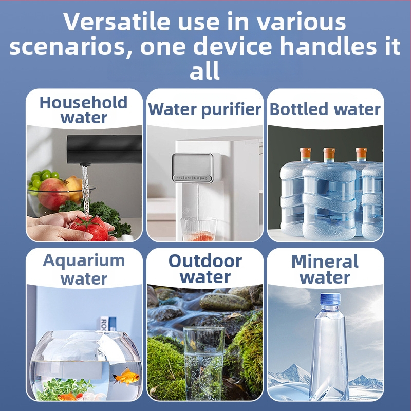 Delixi DLX-GM766 Pārvietojams ūdens kvalitātes analizators – TDS mērītājs krāna ūdenim un dzeramajam ūdenim, mērījumu diapazons 0-9990 ppm, precizitāte ±2% FS, barošanas avots 3V