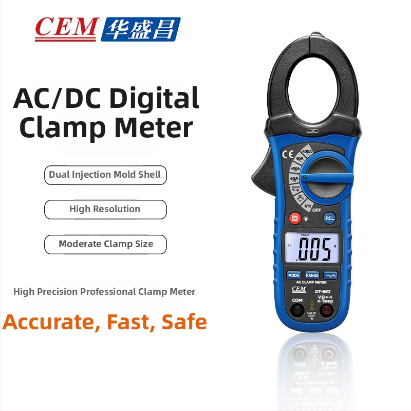 DT-362 digitálny klampmeter AC/DC, 600V