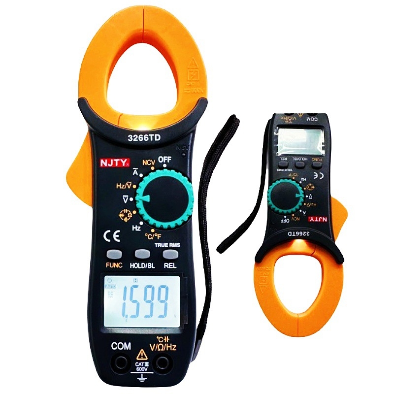 Ty/chuanyu 3266Td klampmeter s veľkým displejom, kondenzátorom a látkovým puzdrom