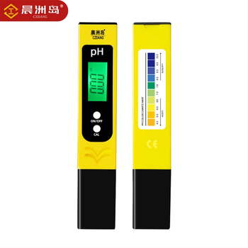 Chenzhou Island Prenosný analyzátor kvality vody pre meranie pH a slanosti – rozsah pH 0.0–14.0, presnosť 0.1 pH, napájanie 3V