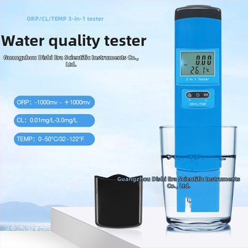 Prístroj na kvalitu vody – ORP, chlór a teplota (tri v jednom) pre akváriá, bazény a pitnú vodu