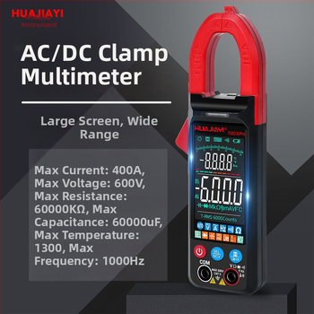 Kliešťový multimeter s veľkým displejom, viacfunkčný, automatický, proti pripáleniu