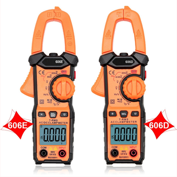 Digitálny klipový multimeter VC606D/VC606E, merací rozsah prúdu 4A–600A, merací rozsah napätia 400mV–600V, automatické nastavenie rozsahu