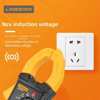 LD201+ digitálny kliešťový multimeter – True RMS, vysoká presnosť, multifunkčný elektrický tester