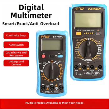 Prenosný digitálny multimeter, vysokej presnosti, automatický rozsah, test diódy, uloženie údajov