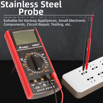 Prenosný digitálny multimeter, vysokej presnosti, automatický rozsah, test diódy, uloženie údajov