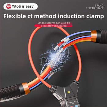 Easy Power S389 Klampový flexibilný merací prístroj pre AC únikový prúd, vysoká presnosť