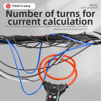 Easy Power S389 Klampový flexibilný merací prístroj pre AC únikový prúd, vysoká presnosť