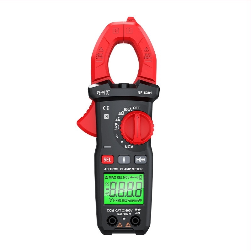 NF-6301 klipový multimeter - digitálny vysokopresný, automatický klipový ampermeter, CE ISO9001 FCC REACH certifikovaný