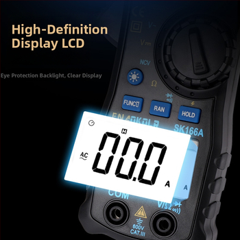 Kliešťový multimeter, rozsah 600 A, displej 1999 bodov, CE/FCC certifikovaný