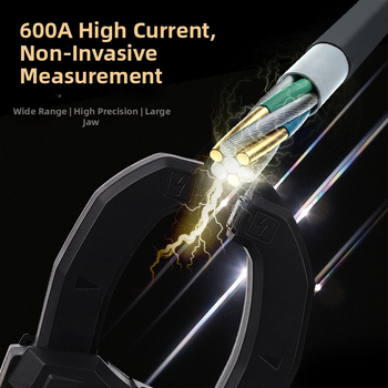 Kliešťový multimeter, rozsah 600 A, displej 1999 bodov, CE/FCC certifikovaný