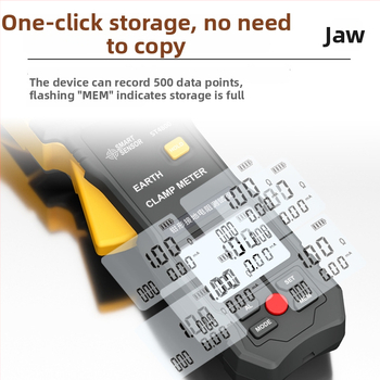 Sima ST4100 klampový merací prístroj na zemný odpor, digitálny s vysokou presnosťou, klipový typ pre ochranné obvody proti búrke