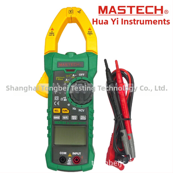 MASTECH MS2015A kliešťový meradlo — meranie kapacitnosti a test kontinuity obvodu