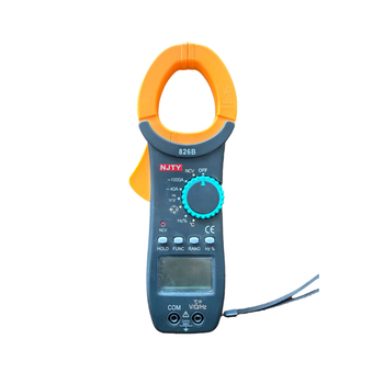 Klešťový ampermeter 826B6000, inteligentný digitálny s automatickým rozsahom, meranie teploty, 1000 A