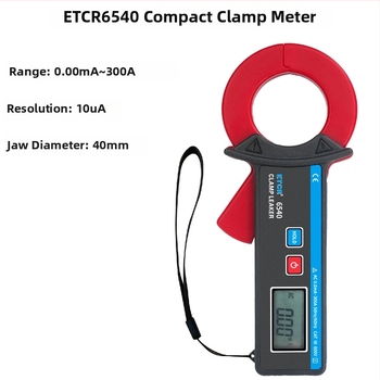 ETCR6530/6540 - klešťový prístroj na únikový prúd, kompaktný a prenosný, určený pre automobilový sektor