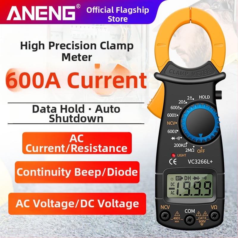 ANENG VC3266L digitálny klampmetr, viacfunkčný multimetr, VC3266L model, vysoká presnosť