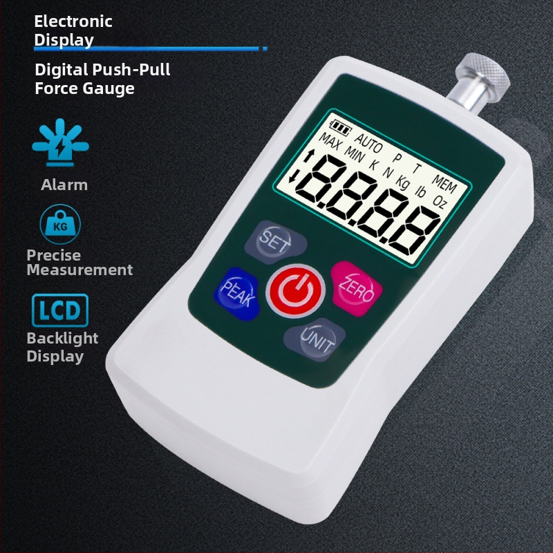 DM001 Digitálny merací prístroj sily (tažný meter) – rozsah 500 N, presnosť ±1%, prenosný