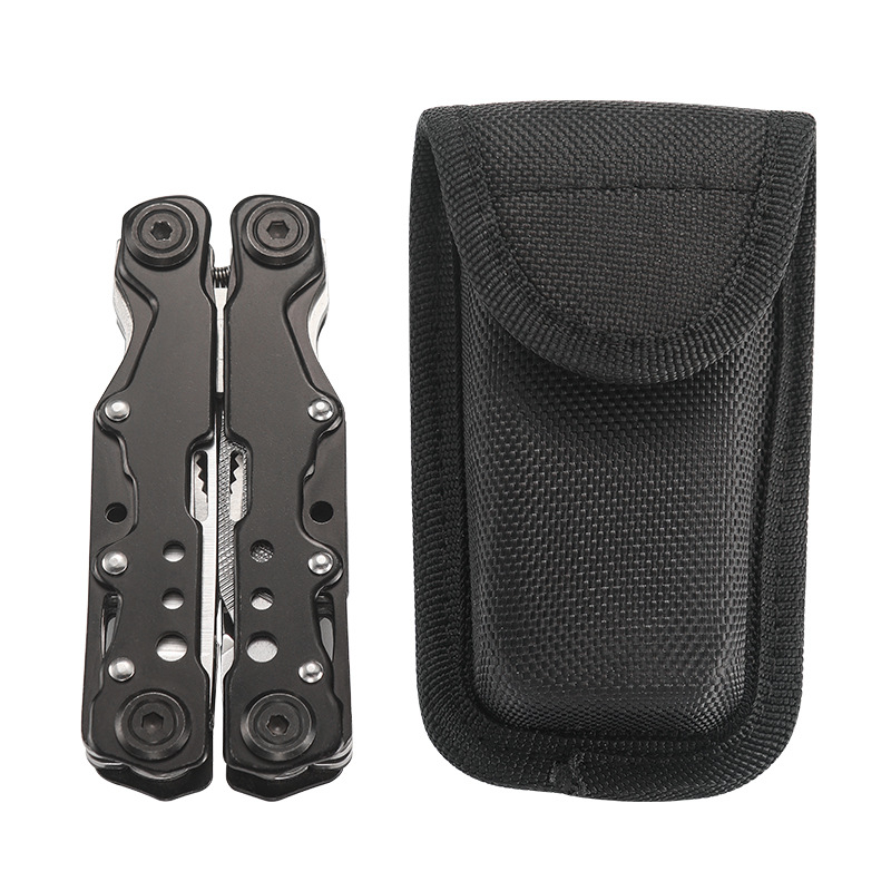 Vanjske sklopne kliješta od nehrđajućeg čelika s višenamjenskim alatom (Wire cutter, Can opener, Bottle opener, Screwdriver • Rust-resistant • Težina 0.302 kg)