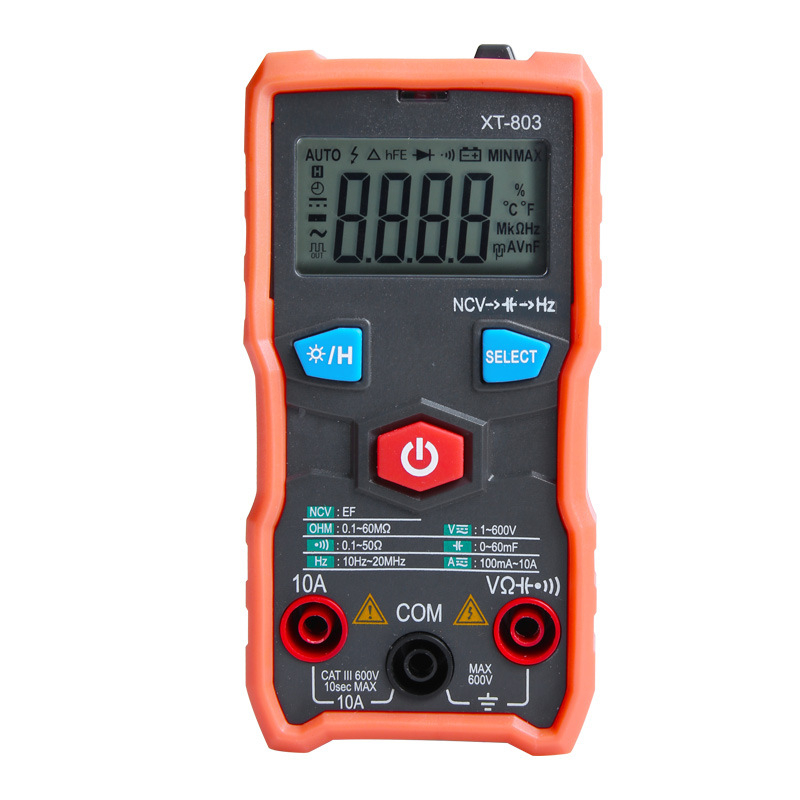 Ψηφιακό πολύμετρο με αυτόματο εύρος μέτρησης, υψηλής ακρίβειας μετρητής χωρητικότητας, συμπαγές
