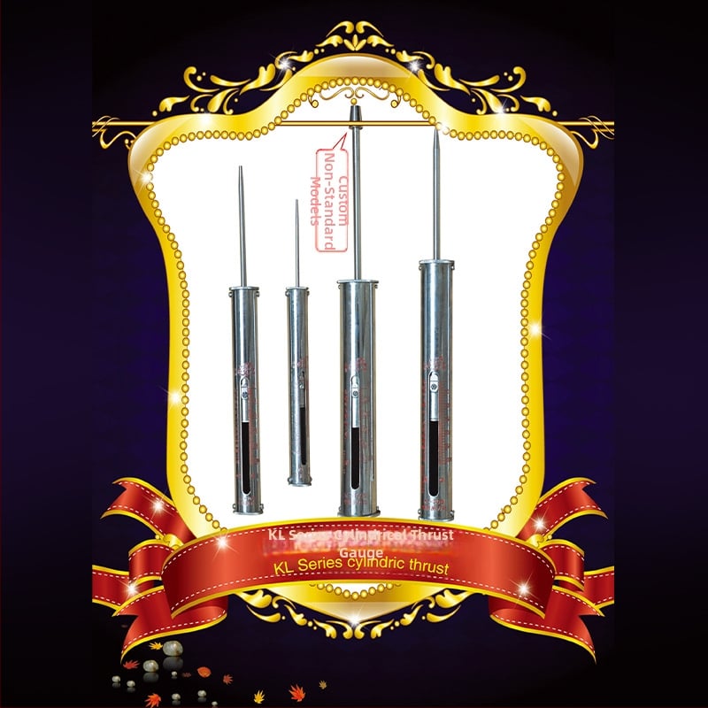 KL séria trubkového typu merača sily, ťah-ťah, ukazovateľ, rozsah 0–1000 N, presnosť ±2% FS